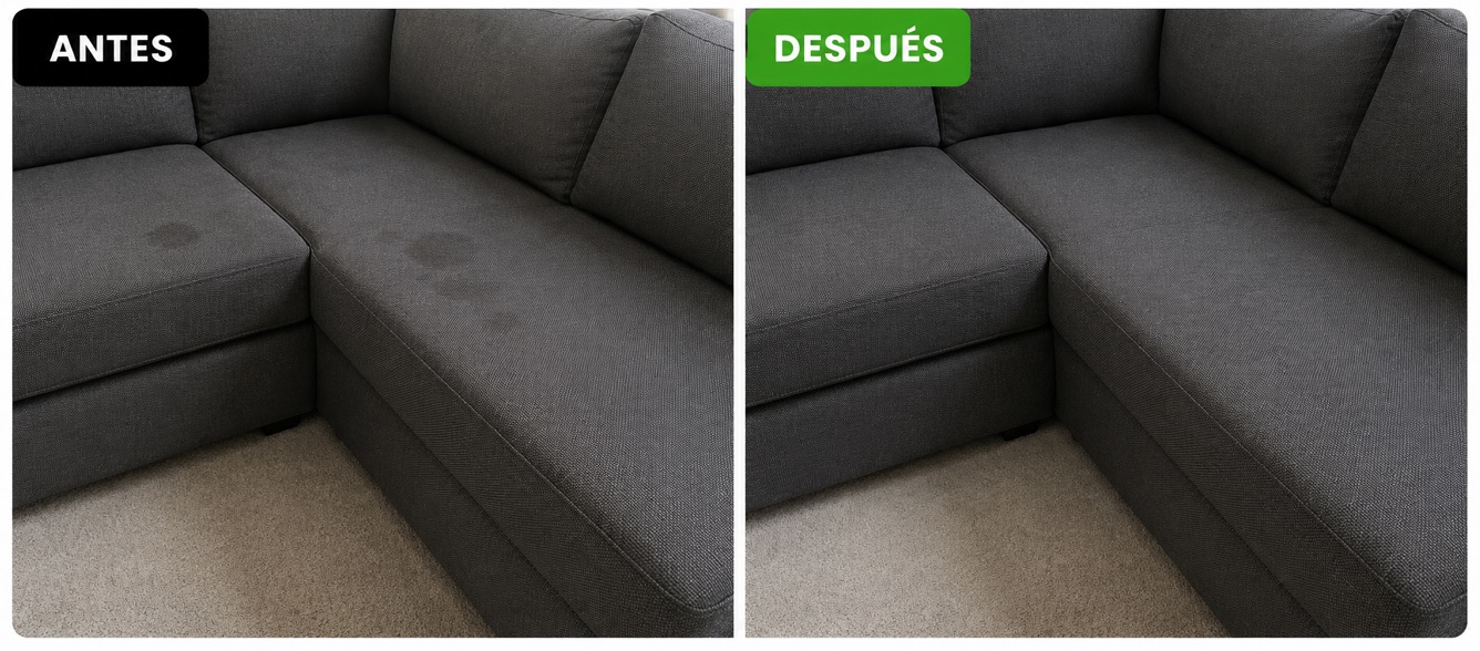 Resultado antes y después Stain Hunters